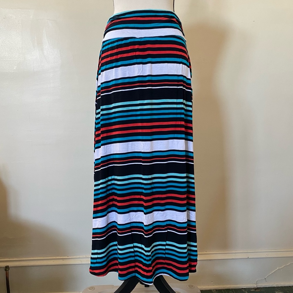 Merona Knit Striped Maxi Skirt